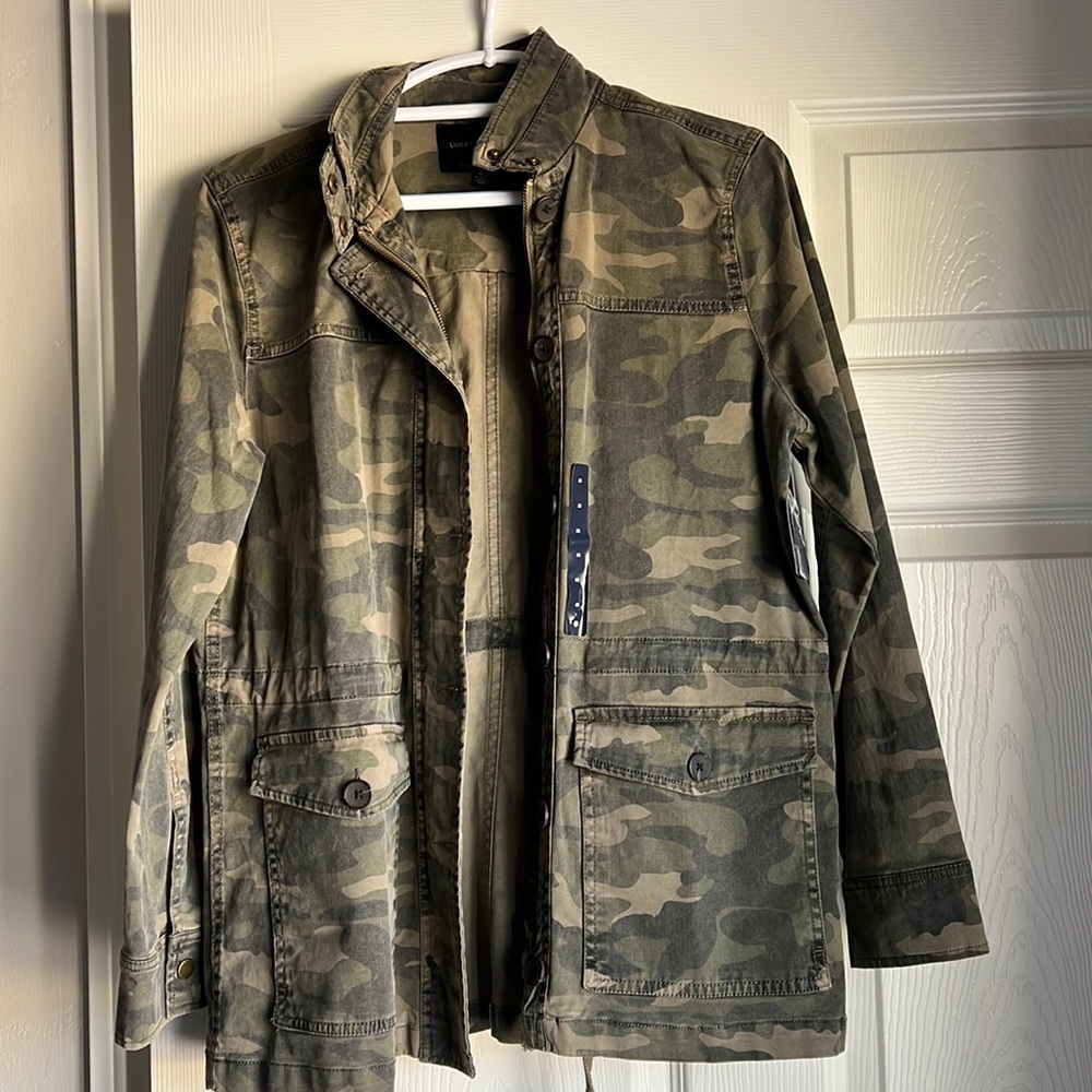 Lucky Brand Camo Utility Jacket